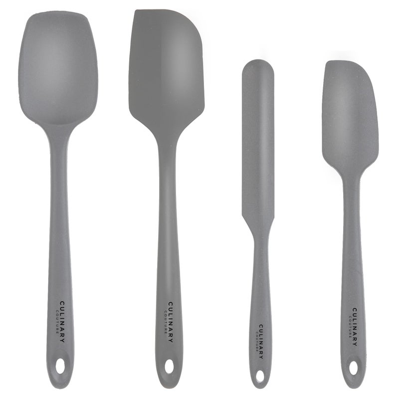 Culinary Couture 4-Piece Silicone Baking Spatula Set - Rubber Spatulas Silicone Heat Resistant, BPA-Free - Spatula Set for Nonstick Cookware - Baking Essentials - Image 1